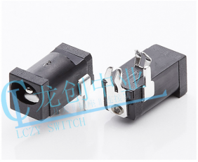 DC POWER JACK 90° DIP pin?1.0mm