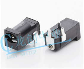 DC POWER JACK 90° DIP pin?0.65mm