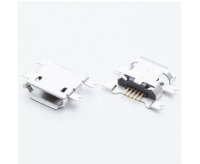 USB B TYPE 5P Female Conn 90°