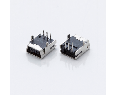 USB B TYPE 5P Female Conn DIP