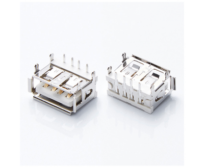 USB A Type Female ConnShort90°