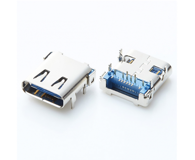 USB TYPE C Female Conn90°