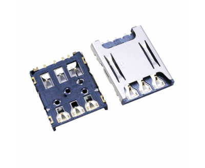 NANO CARD SIM H1.40 7 PIN直插卡座連接器